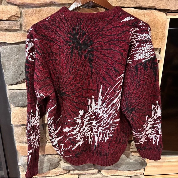 AREA Red and Black Knit‎ Sweater - Picture 4 of 4